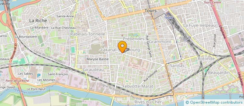 localisation de l'entreprise L'ECHO DES LOGES  TOURS