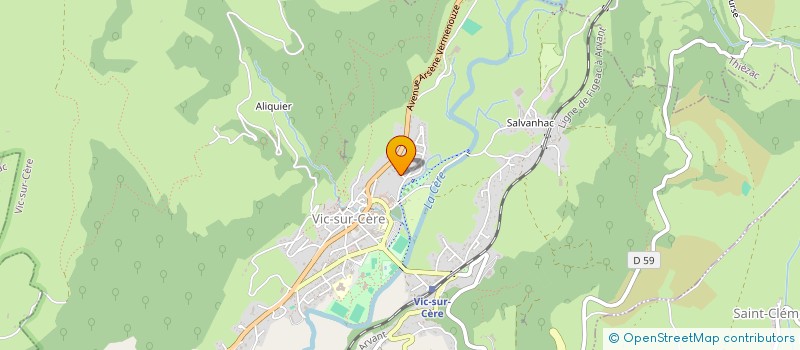 localisation de l'entreprise L'ECHO DES MUSES à VIC-SUR-CERE