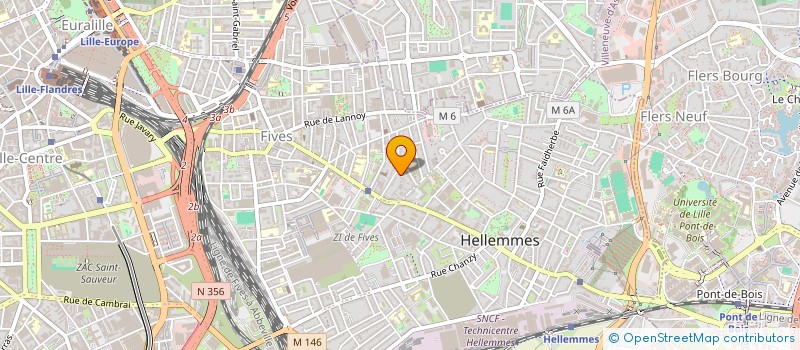 localisation de l'entreprise L'ECHO DES NUAGES à LILLE