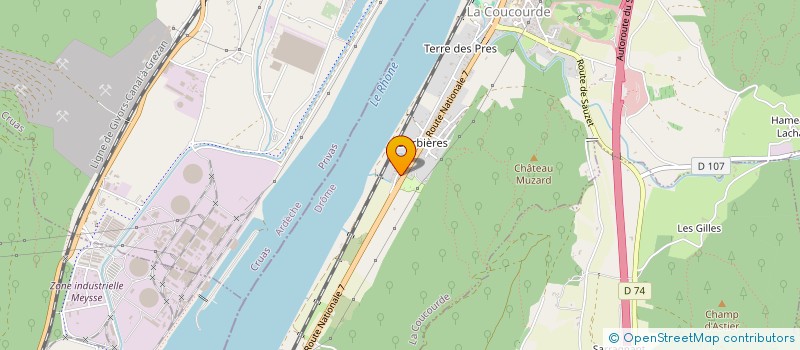 localisation de l'entreprise L'ECHO DES PATTES  LA COUCOURDE