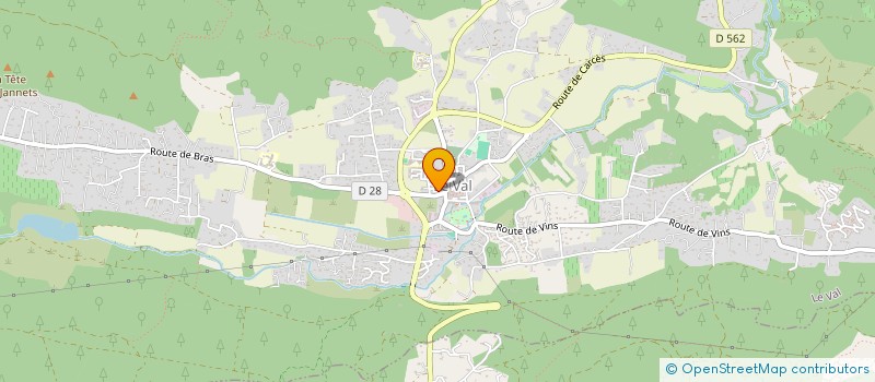 localisation de l'entreprise L'ECHO DES RESTANQUES à LE VAL