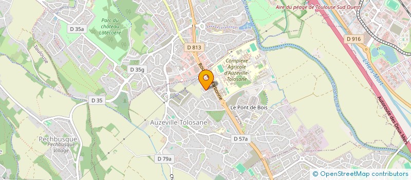 localisation de l'entreprise L'ECHO DES SILENCES  AUZEVILLE-TOLOSANE