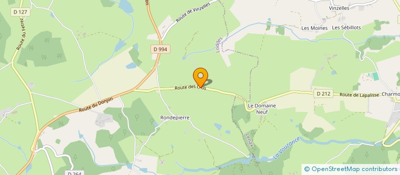 localisation de l'entreprise L'ECHO DES VOLCANS  LODDES