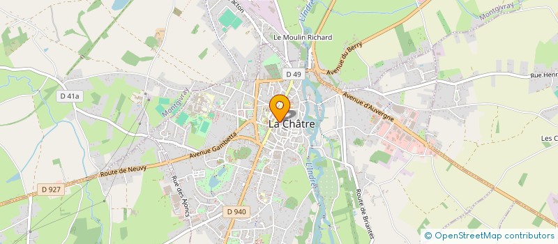 localisation de l'entreprise L'ECHO DU BERRY à LA CHATRE
