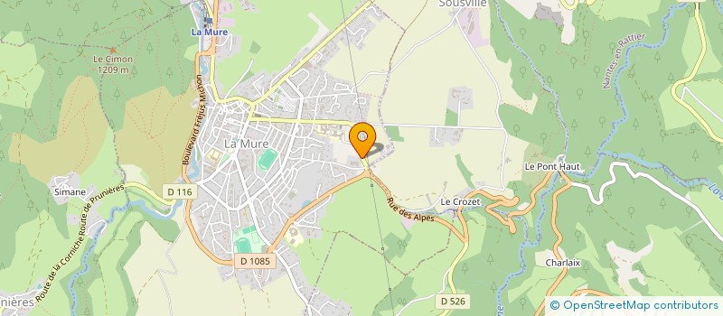 localisation de l'entreprise L'ECHO DU BOIS  LA MURE