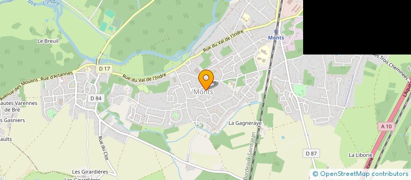 localisation de l'entreprise L'ECHO DU COEUR  MONTS