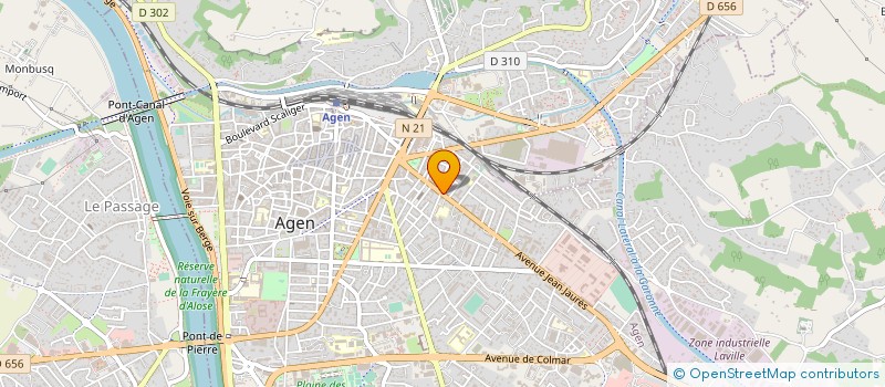 localisation de l'entreprise L ECHO DU LOT ET GARONNE à AGEN
