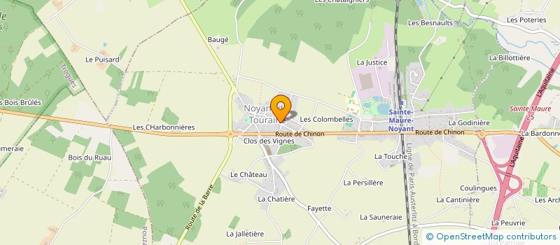 localisation de l'entreprise L'ECHO DU MIROIR  NOYANT-DE-TOURAINE