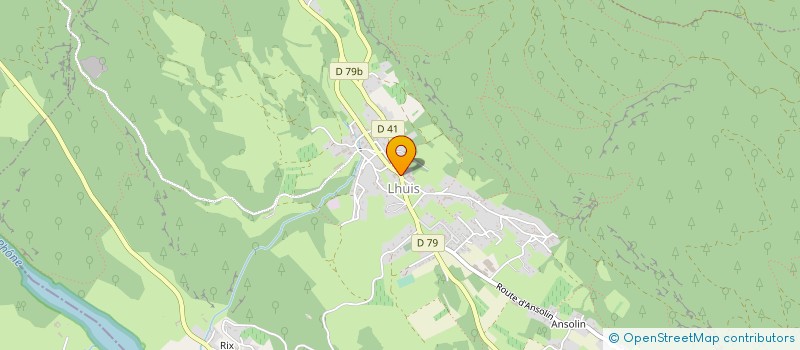 localisation de l'entreprise L'ECHO DU NANT à LHUIS