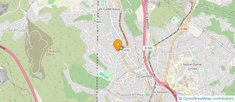 localisation de l'entreprise L'ECHO DU NAPCA à LES PENNES-MIRABEAU