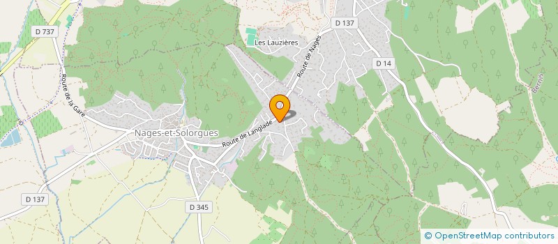 localisation de l'entreprise L'ECHO DU TAO  NAGES-ET-SOLORGUES