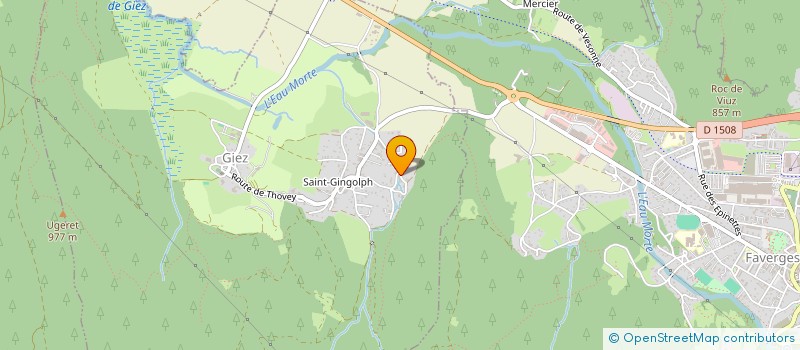 localisation de l'entreprise L'ECHO GICAN  GIEZ