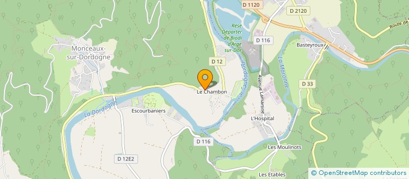 localisation de l'entreprise L'ECHO LOGIS à MONCEAUX-SUR-DORDOGNE