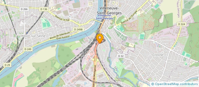 localisation de l'entreprise L'ECHO NOMADE  VILLENEUVE-SAINT-GEORGES