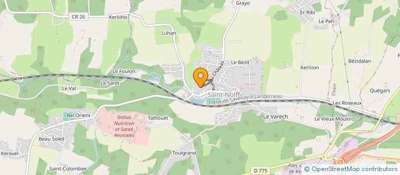 localisation de l'entreprise L ECHO-PAIN à SAINT-NOLFF