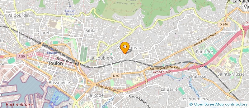 localisation de l'entreprise L'ECHO SOLIDAIRE  TOULON