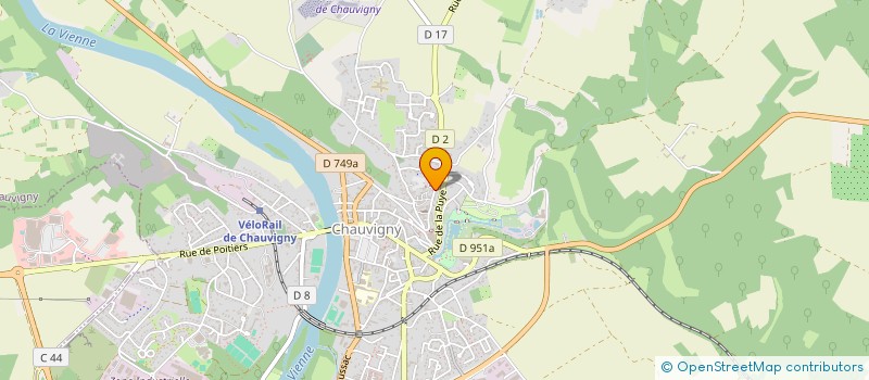 localisation de l'entreprise L'ECHOEME  CHAUVIGNY