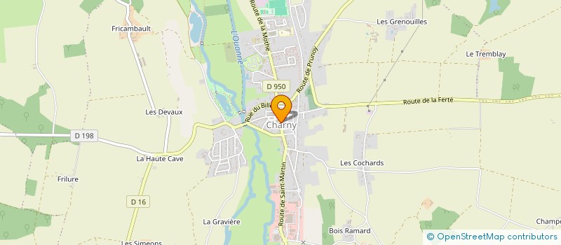 localisation de l'entreprise L ECHOPPE à CHARNY OREE DE PUISAYE
