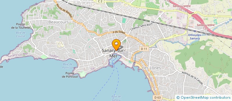 localisation de l'entreprise L'ECHOPPE à SANARY-SUR-MER