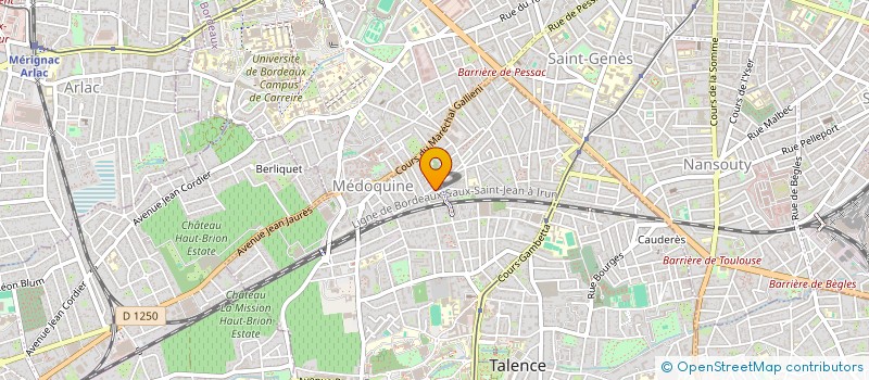 localisation de l'entreprise L'ECHOPPE  TALENCE