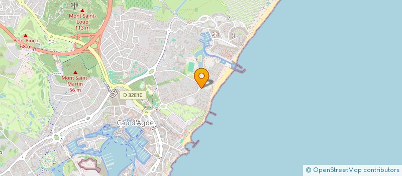localisation de l'entreprise L'ECHOPPE DE LA ROQUILLE à AGDE