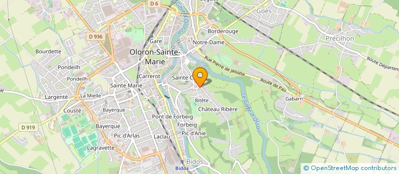 localisation de l'entreprise L'ECHOPPE DE SAINTE CROIX à OLORON-SAINTE-MARIE