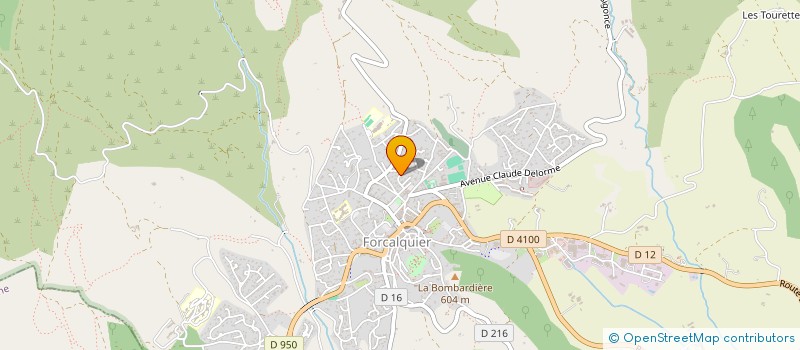 localisation de l'entreprise L'ECLABOUSSE à FORCALQUIER