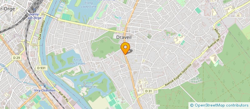 localisation de l'entreprise L'ECLAIR à DRAVEIL