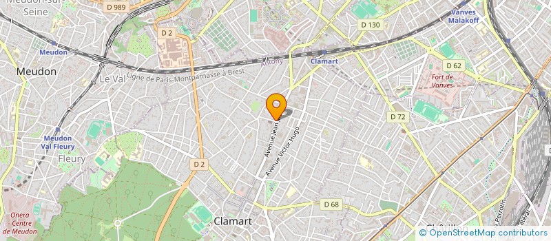localisation de l'entreprise L'ECLAIR DE LOUISE à CLAMART