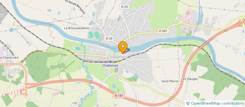 localisation de l'entreprise L'ECLAIR DES THES à CHABANAIS