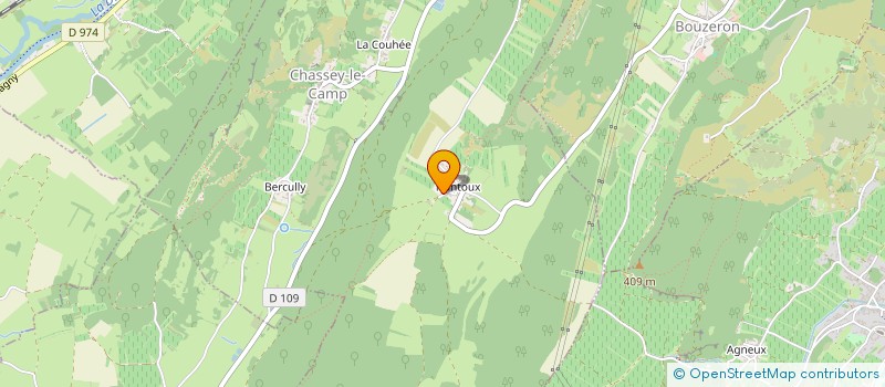 localisation de l'entreprise L'ECLAIR'S DE NANTOUX  CHASSEY-LE-CAMP