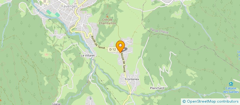 localisation de l'entreprise L'ECLAIR SERVICE à FAVERGES-SEYTHENEX