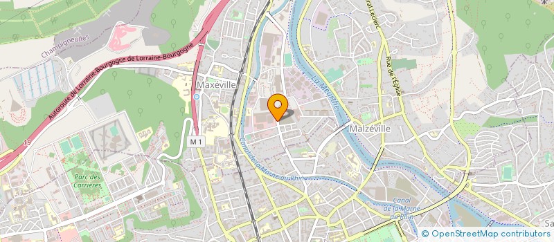 localisation de l'entreprise L'ECLAIRAGE TECHNIQUE ECLATEC SA  MAXEVILLE