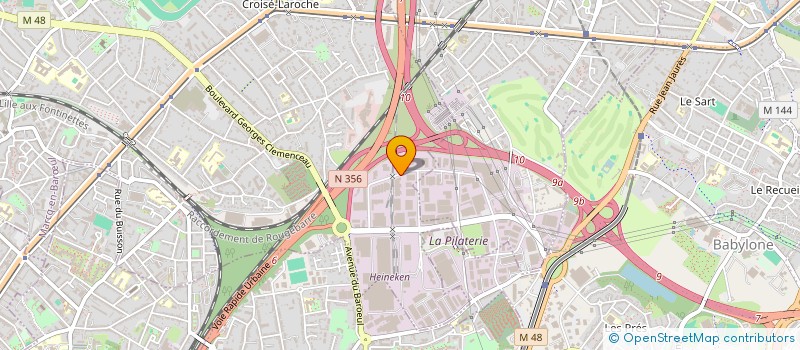 localisation de l'entreprise L'ECLAIRAGISTE à MARCQ-EN-BARŒUL