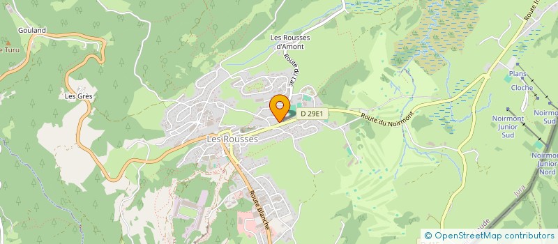 localisation de l'entreprise L'ECLAIRCIE à LES ROUSSES