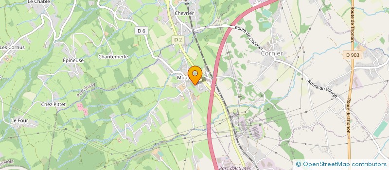 localisation de l'entreprise L'ECLAIREUSE  CORNIER