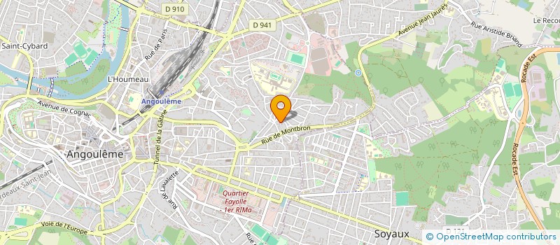 localisation de l'entreprise L ECLAIREUSE GARANCE VOYAGEUSE à ANGOULEME