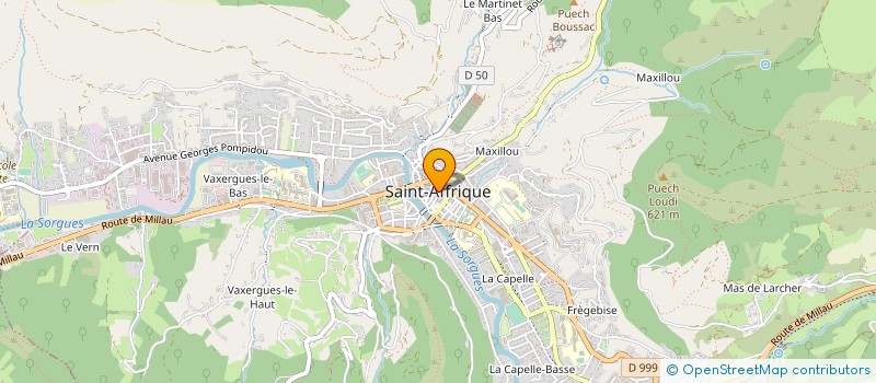 localisation de l'entreprise L'ECLAT à SAINT-AFFRIQUE