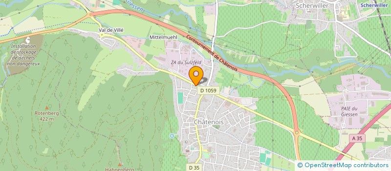 localisation de l'entreprise L'ECLAT D'ANGE à CHATENOIS