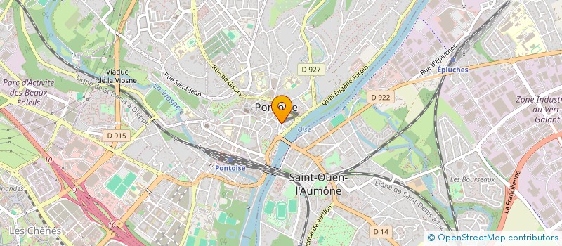 localisation de l'entreprise L'ECLAT DE LA ROCHE  PONTOISE