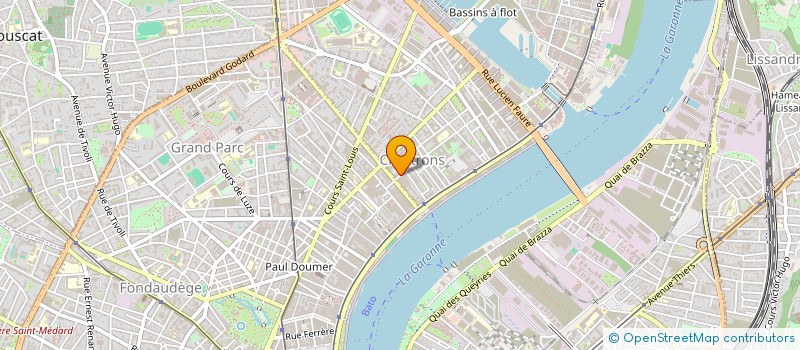 localisation de l'entreprise L'ECLAT DE VERT à BORDEAUX