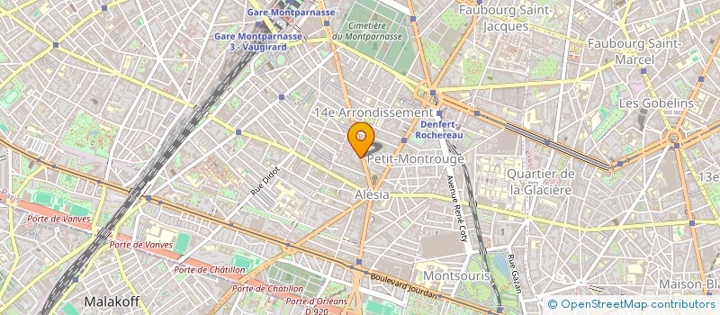 localisation de l'entreprise L'ECLAT DES MUSES  PARIS