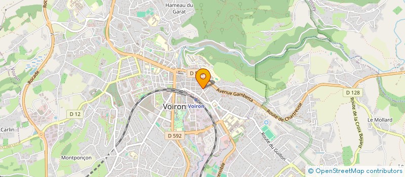 localisation de l'entreprise L'ECLAT DES SENS à VOIRON