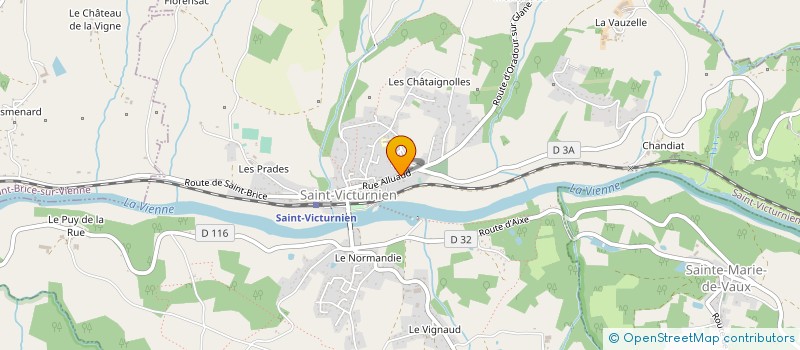 localisation de l'entreprise L'ECLAT DU BETON à SAINT-VICTURNIEN