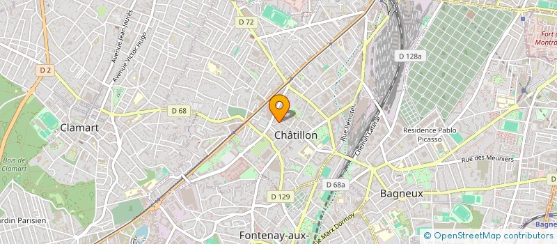 localisation de l'entreprise L'ECLAT DU REGARD à CHATILLON