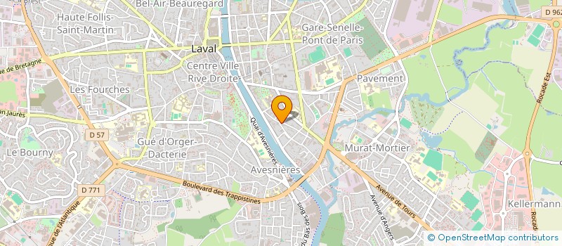 localisation de l'entreprise L'ECLIPSE  LAVAL