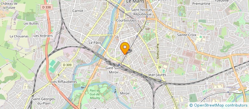 localisation de l'entreprise L'ECLIPSE  LE MANS