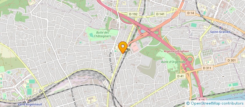 localisation de l'entreprise L'ECLIPSE  ARGENTEUIL