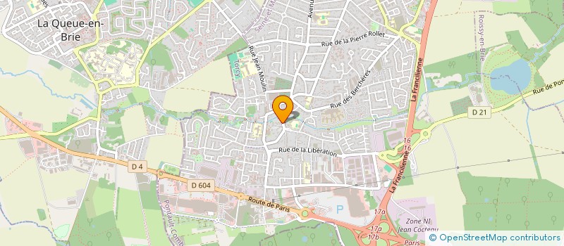 localisation de l'entreprise L'ECLIPSE à PONTAULT-COMBAULT