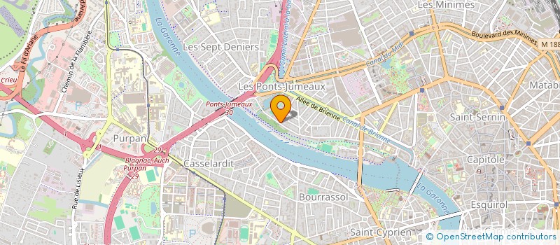 localisation de l'entreprise L'ECLIPSE DES MAREES à TOULOUSE